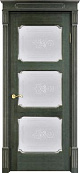 Схожие товары - Дверь Итальянская Легенда массив ольхи ОЛ7.3 зеленый с патиной серебро, стекло мателюкс