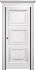 Недавно просмотренные - Дверь Оникс Пальмира эмаль белая патина серебро, глухая