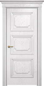 Недавно просмотренные - Дверь Оникс Пальмира эмаль белая патина серебро, глухая