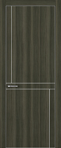 Недавно просмотренные - Дверь Z K20 toppan дуб темный, ALU кромка хром, молдинг серебро, глухая