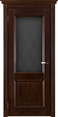 Схожие товары - Дверь ДР массив дуба Афина античный орех, стекло мателюкс с гравировкой