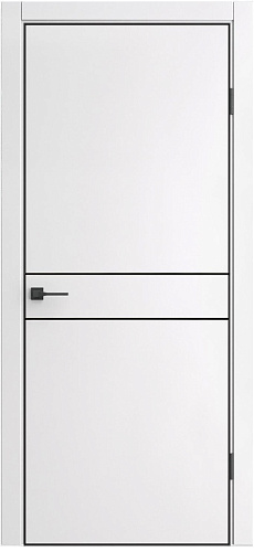 Дверь L-52 белый жемчуг кромка AL, глухая