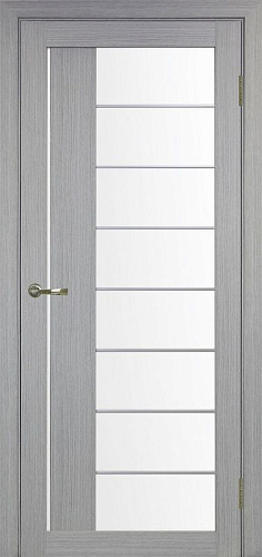 Дверь Эко 524.22 АСС дуб серый молдинг SC, сатинат белый