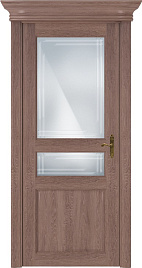 Недавно просмотренные - Дверь Статус CLASSIC 533 дуб капуччино, стекло сатинато с алмазной гравировкой грань