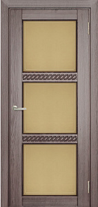 Недавно просмотренные - Дверь Берест массив сосны Браво серое дерево, фреза коса, стекло бронза