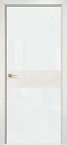 Недавно просмотренные - Дверь Оникс Соло 2 эмаль белая патина золото, глухая, Lacobel RAL 0333