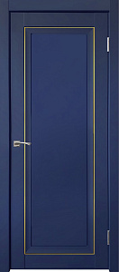 Недавно просмотренные - Дверь ДР экошпон Деканто ПДГ 2 бархат blue вставка золотистая, глухая