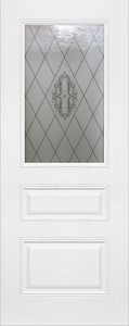 Недавно просмотренные - Дверь Шейл Дорс Трио В1 эмаль белая, стекло фотопечать серебро узор 2