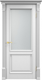 Недавно просмотренные - Дверь ПМЦ массив сосны 112ш с багетом эмаль белая, стекло матовое