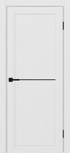 Дверь Эко 502.11 АПП белый лед молдинг SB, глухая
