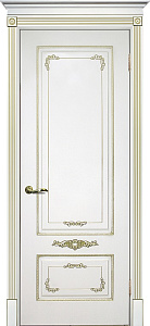 Недавно просмотренные - Дверь Текона эмаль Smalta 09 белый RAL 9003 патина золото, глухая