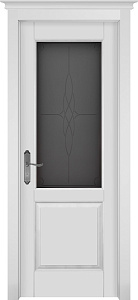 Недавно просмотренные - Дверь ДР массив ольхи Европа эмаль белая, стекло Селена мателюкс с гравировкой