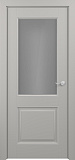 Дверь Z Venecia Т2 эмаль серая patina Silver, сатинат