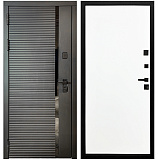 Входная дверь Матадор MXМ-6 антрацит софт/панель Гладкая, белая матовая