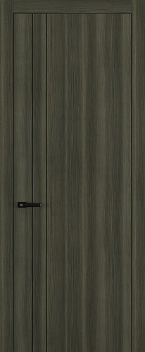 Дверь Z K15 toppan дуб темный, молдинг черный, глухая