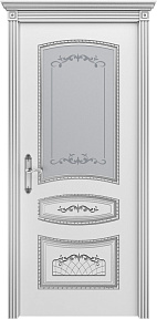 Недавно просмотренные - Дверь Шейл Дорс Соната В3 эмаль белая с патиной серебро, сатинато белое