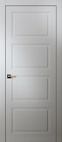Дверь Кл44 эмаль серая, глухая