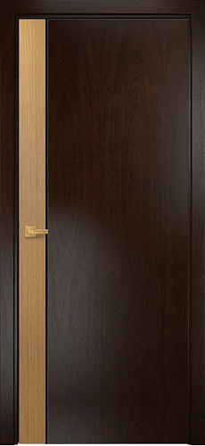 Дверь Оникс Дуо дуб/палисандр, триплекс черный