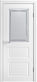 Дверь Ларго-3 эмаль белая, сатинат белый