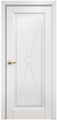 Дверь Оникс Поло эмаль белая, глухая