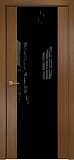 Дверь Оникс Парма 1 орех, глухая лакобель RAL 9005
