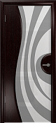 Схожие товары - Дверь Арт Деко Ветра-1 венге, белый триплекс с рисунком
