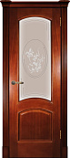 Схожие товары - Дверь Покровские двери Леон М анегри темный, стекло бронза с гравировкой АП-1