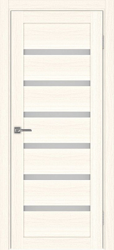 Дверь Эко 507.12 ясень светлый, сатинат