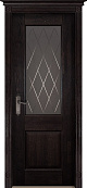 Схожие товары - Дверь Ока массив дуба цельные ламели Классик №2 венге, стекло каленое с узором