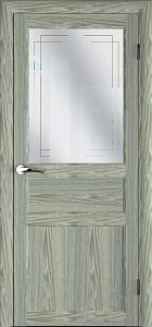 Недавно просмотренные - Дверь ДР экошпон Мастер Классик 57003 дуб седой, сатинато белое