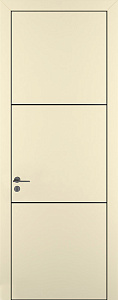 Недавно просмотренные - Дверь Z K11 полипропилен крем, ALU кромка черная, молдинг черный, глухая