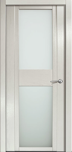 Дверь Milyana QDO D ясень жемчуг, триплекс белый