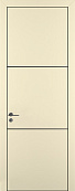 Схожие товары - Дверь Z K11 полипропилен крем, ALU кромка черная, молдинг черный, глухая