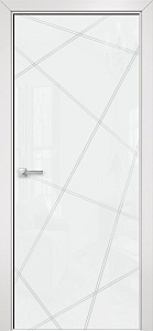 Недавно просмотренные - Дверь Оникс Арт, лакобель белый RAL0333 контурный витраж №5