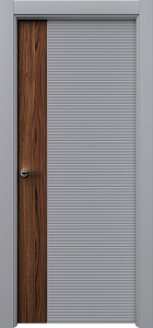 Недавно просмотренные - Дверь Неом-Ф2 эмаль RAL 7047, шпон орех американский, глухая