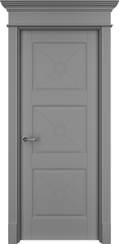 Дверь Тан33ХО эмаль серая, глухая