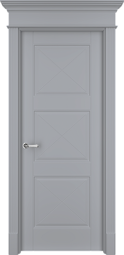 Дверь Тан33Х эмаль RAL 7047, глухая