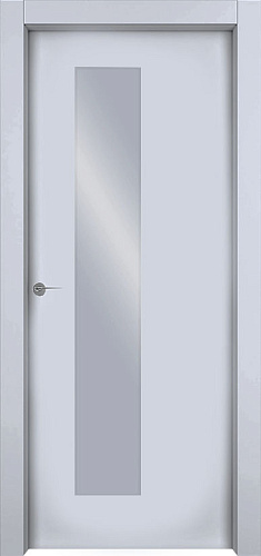 Дверь 1001 эмаль RAL 7047, сатинат