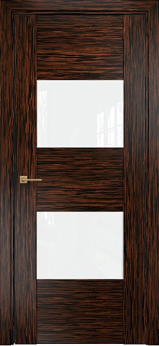 Дверь Оникс Парма эбен, глухая лакобель RAL 0333
