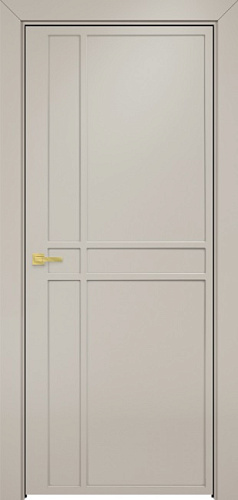 Дверь Оникс Оксфорд 1 фрезерованная эмаль латте, глухая