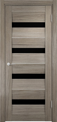 Дверь V Casaporte экошпон Сицилия 12 вишня малага, триплекс черный