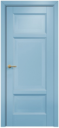 Дверь Оникс Тоскана 4 эмаль голубая, глухая