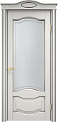 Схожие товары - Дверь ПМЦ массив ольхи ОЛ33 белый грунт с патиной серебро, стекло 33-1