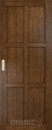 Перегородка Оникс №5 каштан, глухая