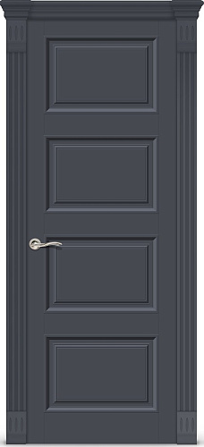 Дверь Ситидорс Венеция 4 эмаль RAL 7024,глухая