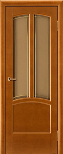 Недавно просмотренные - Дверь Вилейка массив ольхи Виола медовый орех, стекло матовое