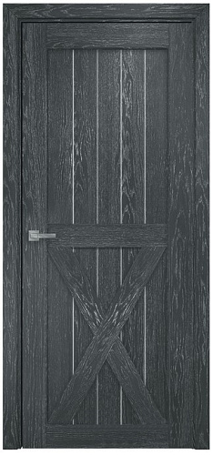 Дверь Оникс Лофт №5 дуб седой, глухая