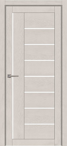 Дверь ДР экошпон Light Soft touch 2110 софт бьянка, стекло матовое