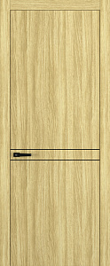 Недавно просмотренные - Дверь Z K13 toppan дуб натуральный, молдинг черный, глухая