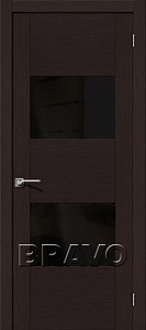 Недавно просмотренные - Дверь Белорусские Двери Токио-2 черный дуб, Lacobel черное зеркало "Black Star"